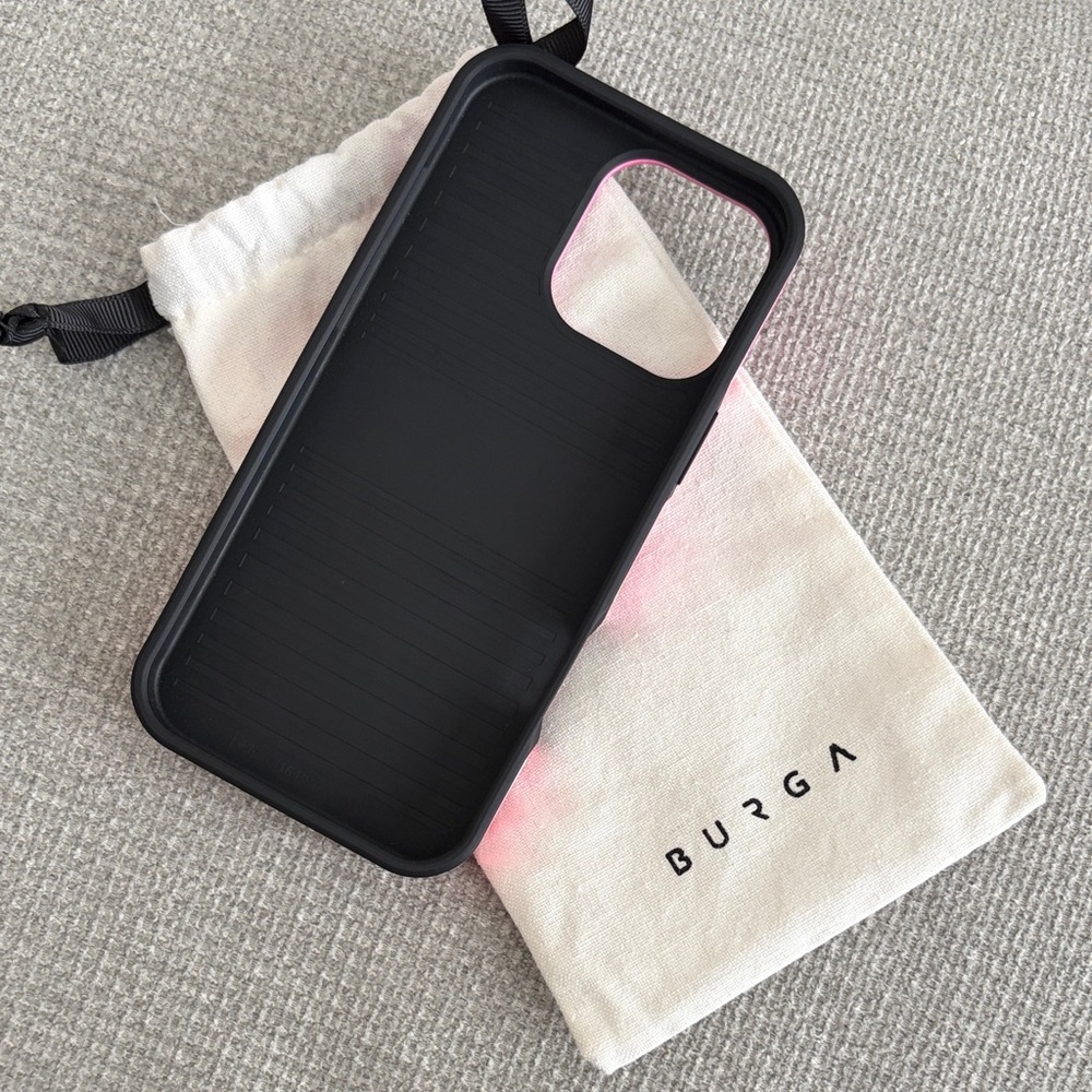 Burga Pink iPhone 16 pro max Hibiscus Floral Phone Case - Picture 2 of 3